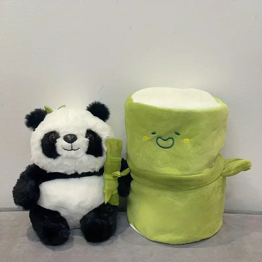 Bamboo-tube Panda Doll Comfortable Plush