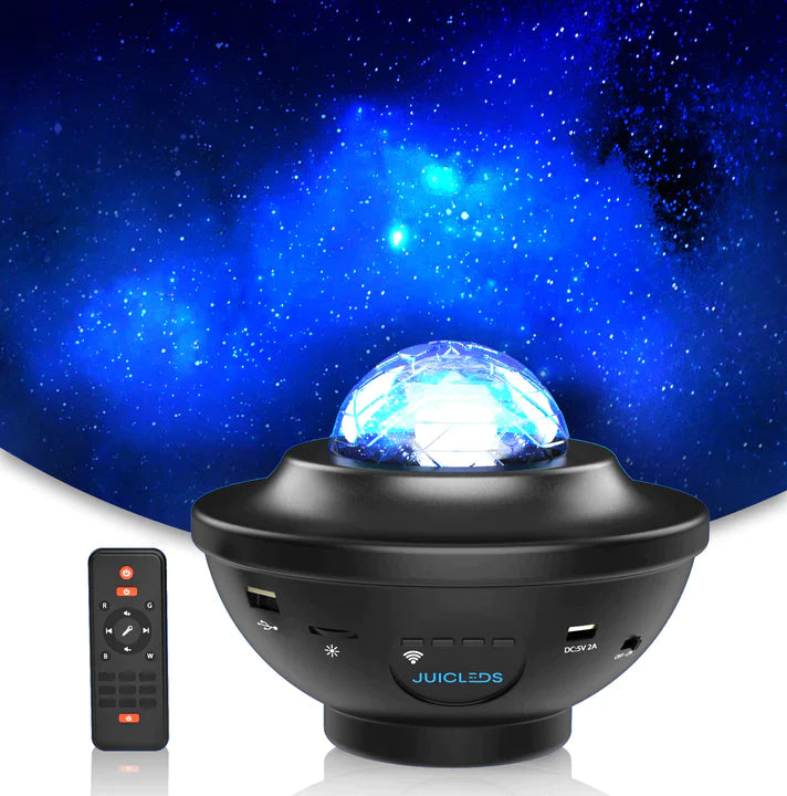 Starry Galaxy Projector With Bluetooth Music Speaker